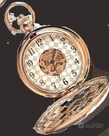 Orologio da tasca "Dado", carica manuale, nuovo