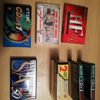 Audiocassette vergini nuove