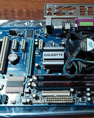 SCHEDA MADRE+CPU+DISSIPATORE+ MEMORIE+SCHEDA VIDEO