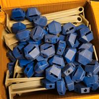 Aste con antitaccheggio per espositori blister