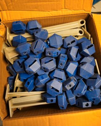 Aste con antitaccheggio per espositori blister