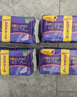 Assorbenti Lines Seta ultra con ali