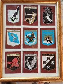 Aeronautica quadretto Stormi in lamierino