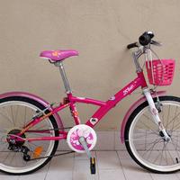 Bicicletta bimba 20" b-twin con marce perfetta 