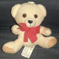 Peluche orsetto bianco Coccolino vintage plush toy