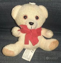 Peluche orsetto bianco Coccolino vintage plush toy