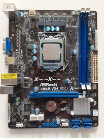 Processore Intel Sk 1155 con Scheda Madre