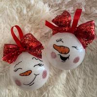 Pallina natalizia Pupazzo di neve