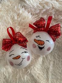 Pallina natalizia Pupazzo di neve