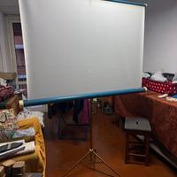 Telo per proiettore con 3 piedi