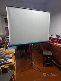 Telo per proiettore con 3 piedi