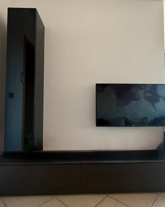 Mobile orizzontale da soggiorno in legno