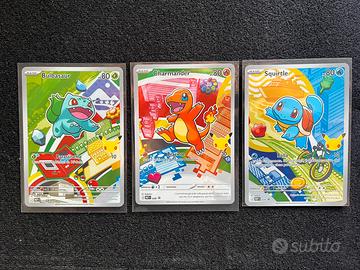 Primi Compagni Avventura Set 3x Starter Kanto