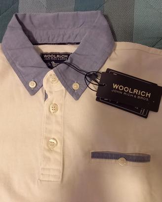 Polo Woolrich maniche corte bambino 10 anni –NUOVA
