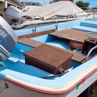 Barca DORY 13 con motore 25/35 evinrude + carrello