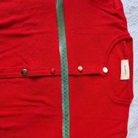 cardigan rosso scuro 