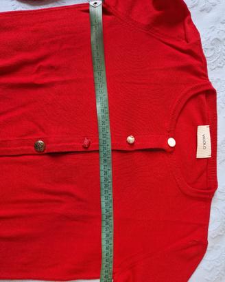 cardigan rosso scuro 