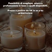 candele fatte a mano