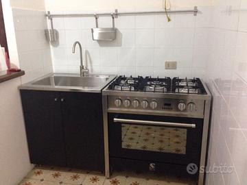 Blocco Cucina inox Steel Cucine