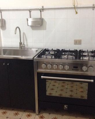 Blocco Cucina inox Steel Cucine