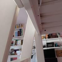 Letto soppalco mordente bianco ikea