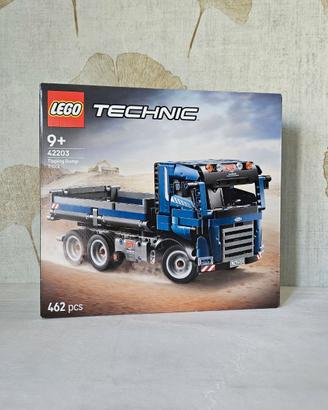 Lego technic autocarro con cassone ribaltabile.