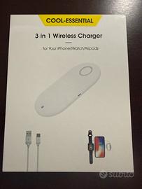 Pad wireless 3 in 1 per Iphone/Apple watch/Airpods