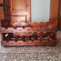 Cantinetta Portabottiglie vino, modulare in legno 