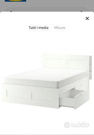 Letto più testata e 4 cassettoni