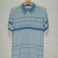Camicia polo Lacoste a righe azzurra – Taglia M