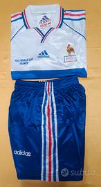 COMPLETO CALCIO FRANCIA ADIDAS VINTAGE SIZE S (4) 