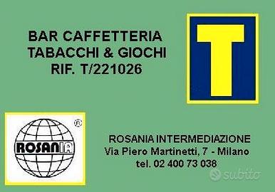 BAR CAFFETTERIA  TABACCHI GIOCHI (RIF. T/221026)