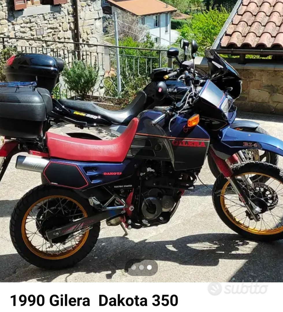 Jeu D'autocollants Adhésifs D'origine Pour Gilera Dakota 350 BI-4 - Réf. 328241