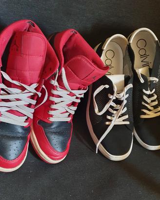 2 paia di scarpe Jordan/Calvin Klein 