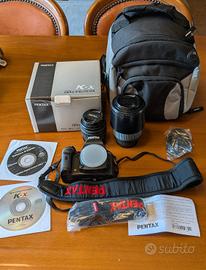 Kit Reflex Pentax K-X + 2 obiettivi + borsa