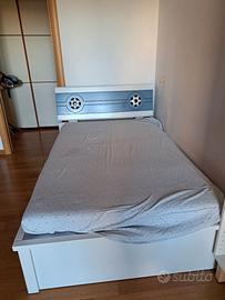 Cameretta ragazzo completa 7 pezzi, tema calcio