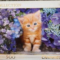 Puzzle Clementoni 500 pezzi Gattino