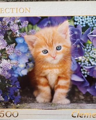Puzzle Clementoni 500 pezzi Gattino