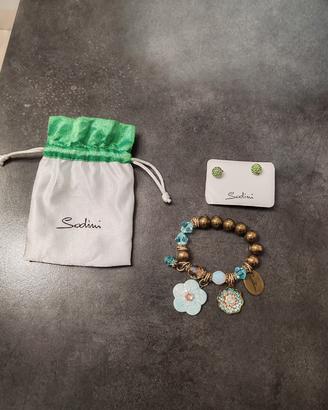 bracciale e orecchini sodini