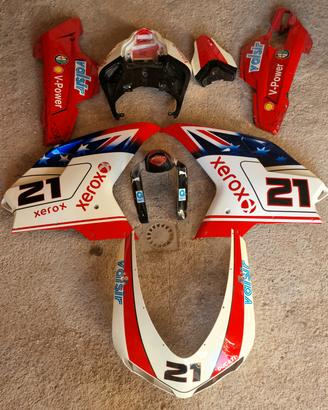 Carene Ducati 848 1098 1198 Troy Bayliss 