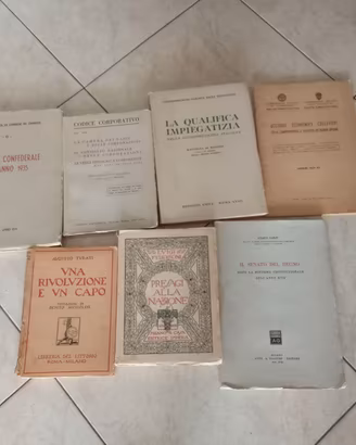 lotto libri epoca fascista