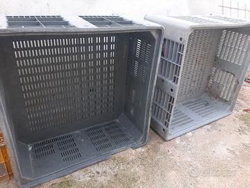 2 ceste di plastica industriale CHE NON SI SPEDISC