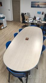 tavolo riunione 320x120x71 Rovere