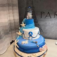 Torta tema mare
