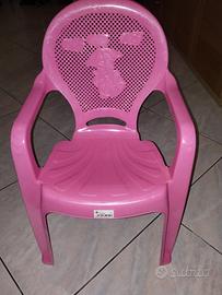 Sedia per bambini rosa O-Deal - Come nuova