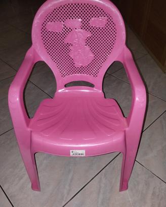 Sedia per bambini rosa O-Deal - Come nuova