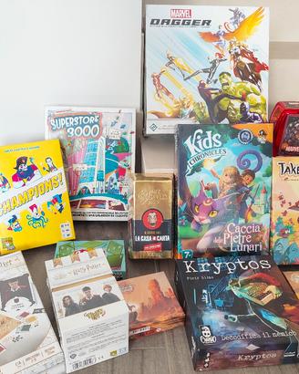 Giochi da tavolo assortiti