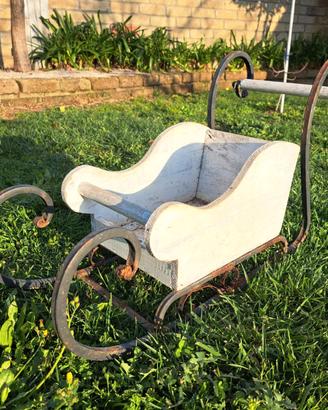 Slitta Arredo Giardino - #Vintage