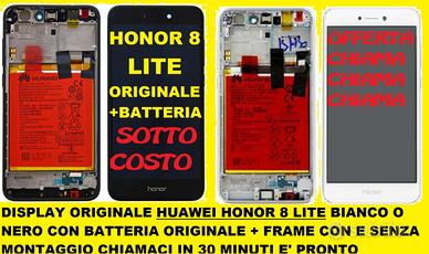 Display Honor 8 Lite originale Huawei batteria inc