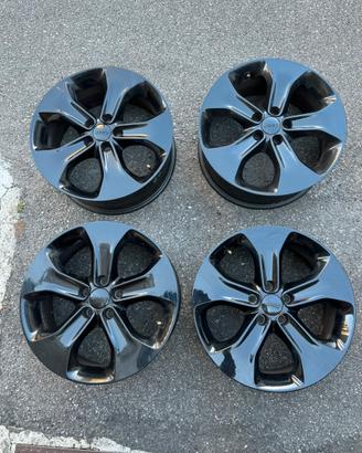 Cerchi originali Jeep Compass da 18” nero lucido